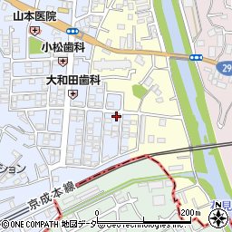 千葉県八千代市大和田945-12周辺の地図