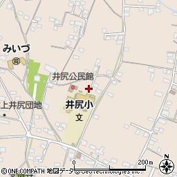 山梨県甲州市塩山上井尻1677周辺の地図