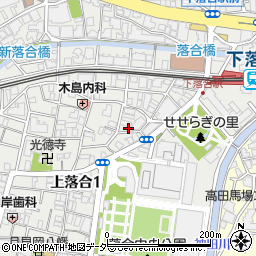 東京都新宿区上落合1丁目12-6周辺の地図