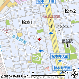 東京都江戸川区松本1丁目14-5周辺の地図