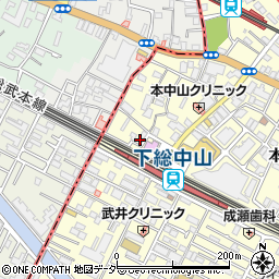 千葉県船橋市本中山2丁目23-2周辺の地図