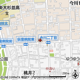 東京法務局杉並出張所周辺の地図