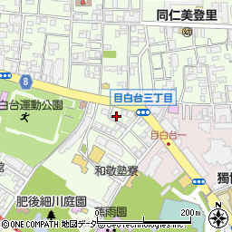 東京都文京区目白台1丁目23-3周辺の地図