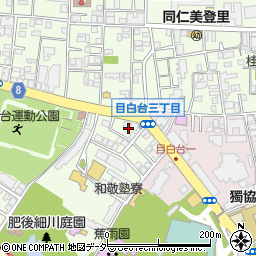 東京都文京区目白台1丁目23周辺の地図