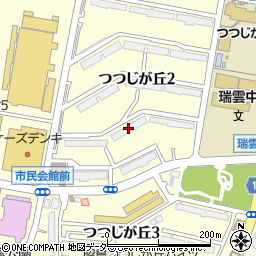 昭島つつじが丘ハイツ北住宅１５号棟周辺の地図