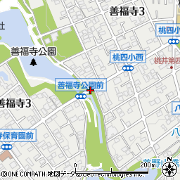 善福寺公園前周辺の地図