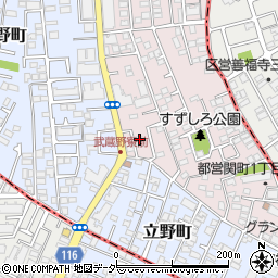東京都練馬区関町南2丁目20-2周辺の地図
