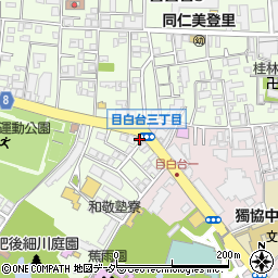 東京都文京区目白台1丁目23-8周辺の地図