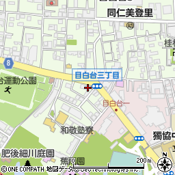 東京都文京区目白台1丁目23-7周辺の地図