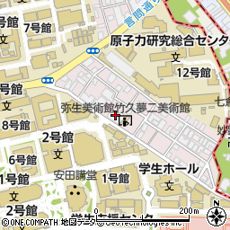 弥生美術館周辺の地図