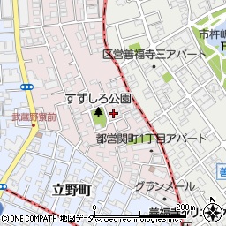 東京都練馬区関町南2丁目14周辺の地図