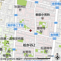 東京都台東区松が谷3丁目4-4周辺の地図