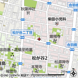 東京都台東区松が谷3丁目7-1周辺の地図
