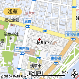 ニュープラシッダ 浅草店周辺の地図