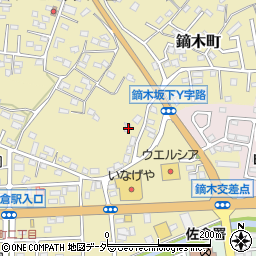 千葉県佐倉市鏑木町53周辺の地図