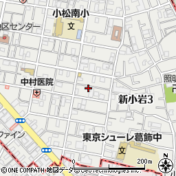 東京都葛飾区新小岩3丁目6-5周辺の地図