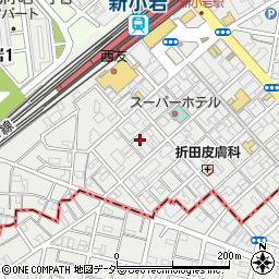 小松書道会周辺の地図