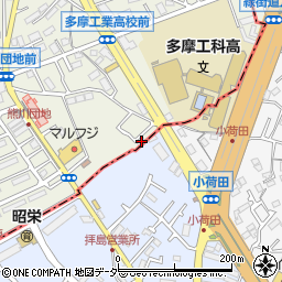 東京都福生市熊川165-13周辺の地図
