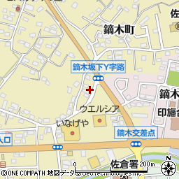 千葉県佐倉市鏑木町391-4周辺の地図