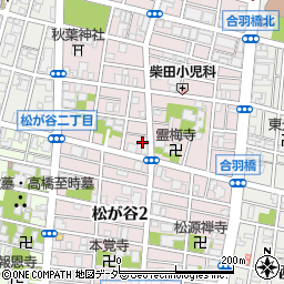 東京都台東区松が谷3丁目4-12周辺の地図