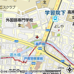 東京都豊島区高田3丁目23周辺の地図