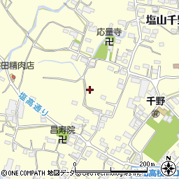 山梨県甲州市塩山千野3713周辺の地図