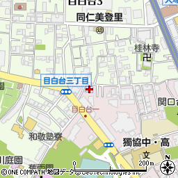 文京区立目白台図書館周辺の地図