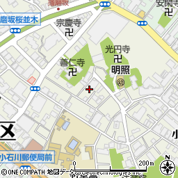 東京都文京区小石川4丁目周辺の地図