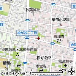 東京都台東区松が谷3丁目7-3周辺の地図