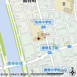 江戸川区立松本小学校周辺の地図