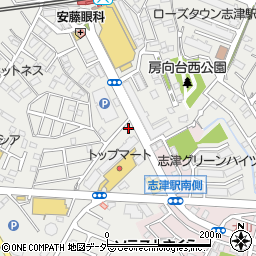 ＮＤＫ志津駅駐車場周辺の地図