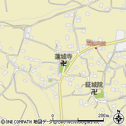 蓮城寺周辺の地図