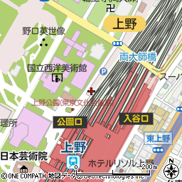 東京都台東区上野公園6周辺の地図
