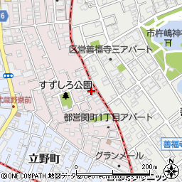 東京都練馬区関町南2丁目14-19周辺の地図