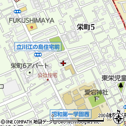 東京都立川市栄町5丁目21-1周辺の地図