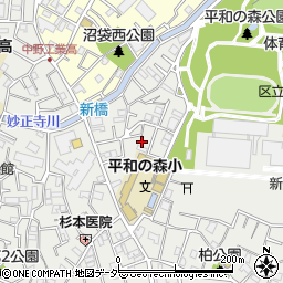 東京都中野区新井3丁目31-11周辺の地図