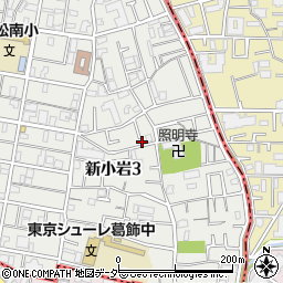 東京都葛飾区新小岩3丁目20-7周辺の地図