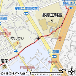 東京都福生市熊川165-29周辺の地図