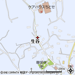 千葉県佐倉市生谷438周辺の地図