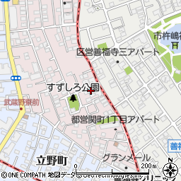東京都練馬区関町南2丁目14-16周辺の地図