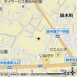 千葉県佐倉市鏑木町28周辺の地図