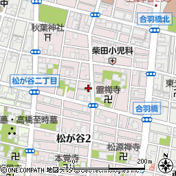 東京都台東区松が谷3丁目4-11周辺の地図