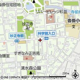 カーサ杉並周辺の地図