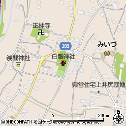 白鬚神社周辺の地図