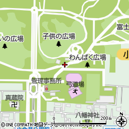 東京都小金井市関野町周辺の地図