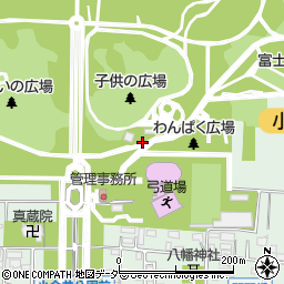 東京都小金井市関野町周辺の地図