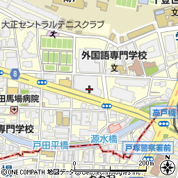 東京都豊島区高田3丁目25周辺の地図