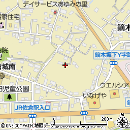 千葉県佐倉市鏑木町35周辺の地図