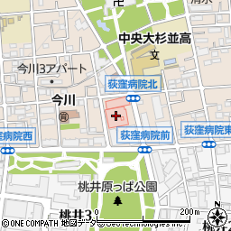 生活彩家荻窪病院店周辺の地図