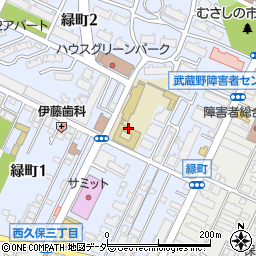 武蔵野東教育センター周辺の地図